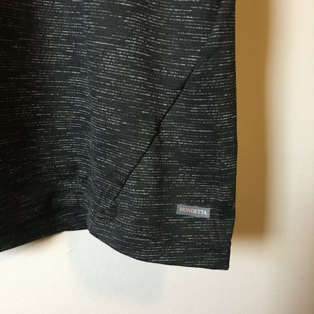 NWT Mondetta Performance Driven Athletic Tee XXL Dark Heathered Grey, White NEW - Picture 6 of 15